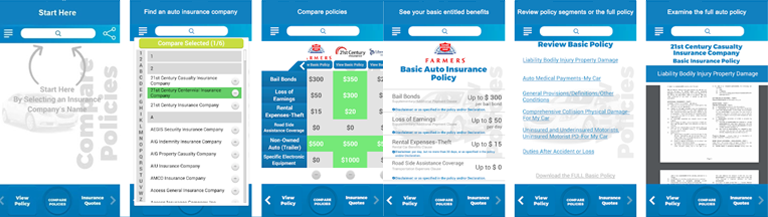 Policy Comparison Tool